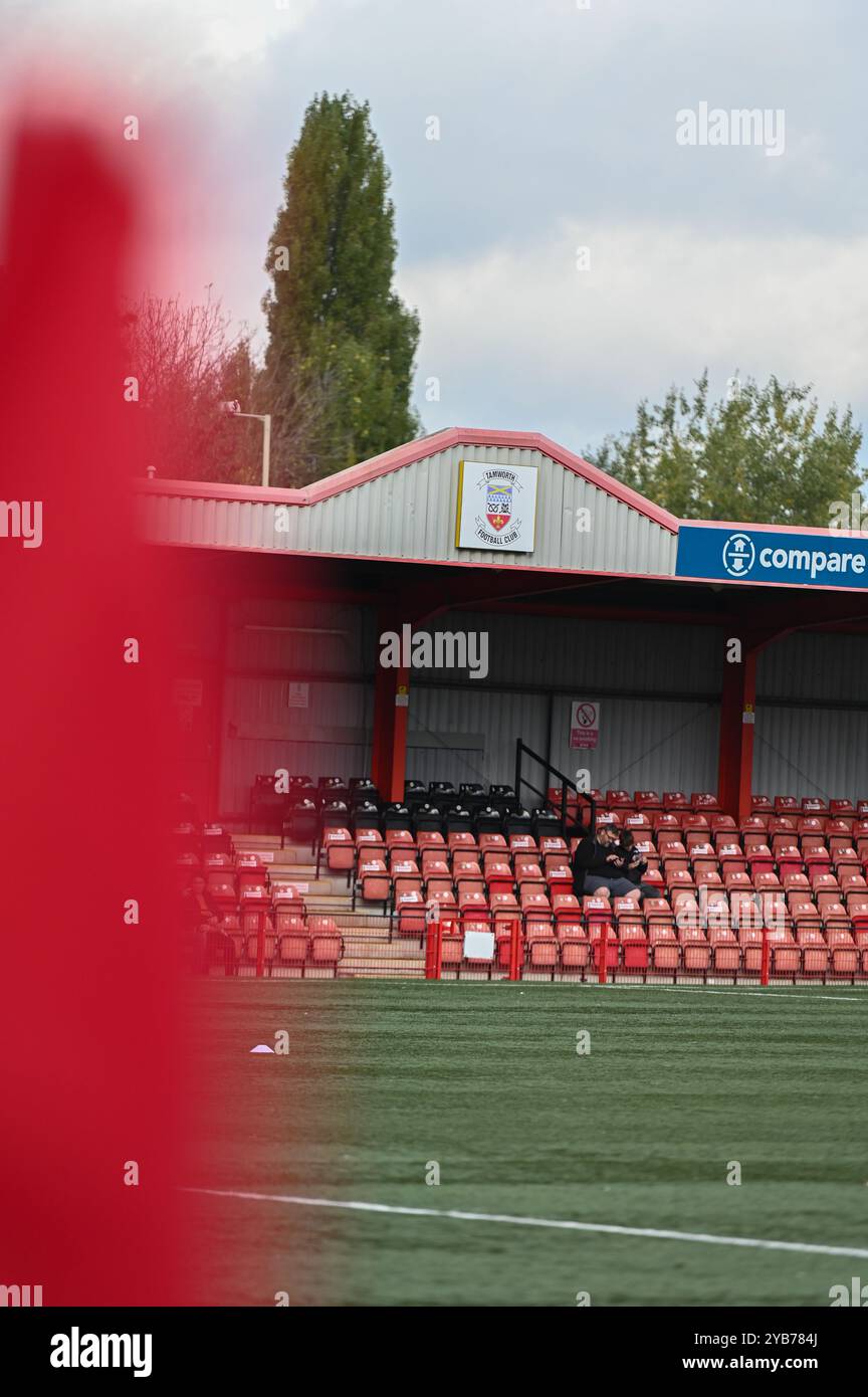 Tamworth v Macclesfield Town, 12/10/2025. Banque D'Images