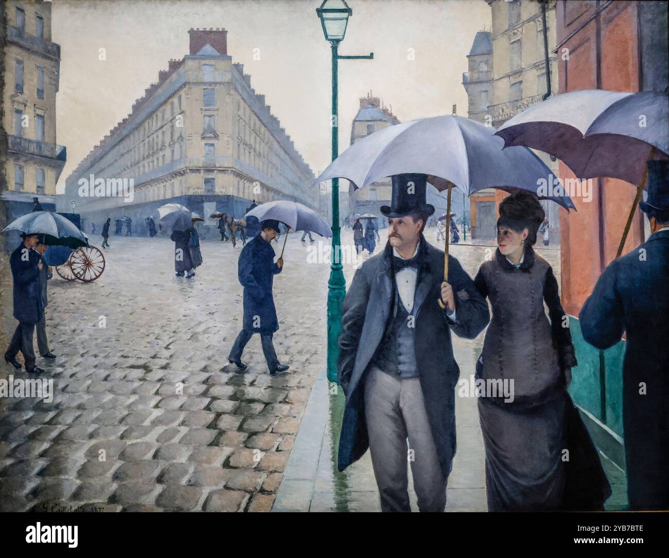 CAILLEBOTTE EXIBITION MUSÉE D'ORSAY PARIS Banque D'Images