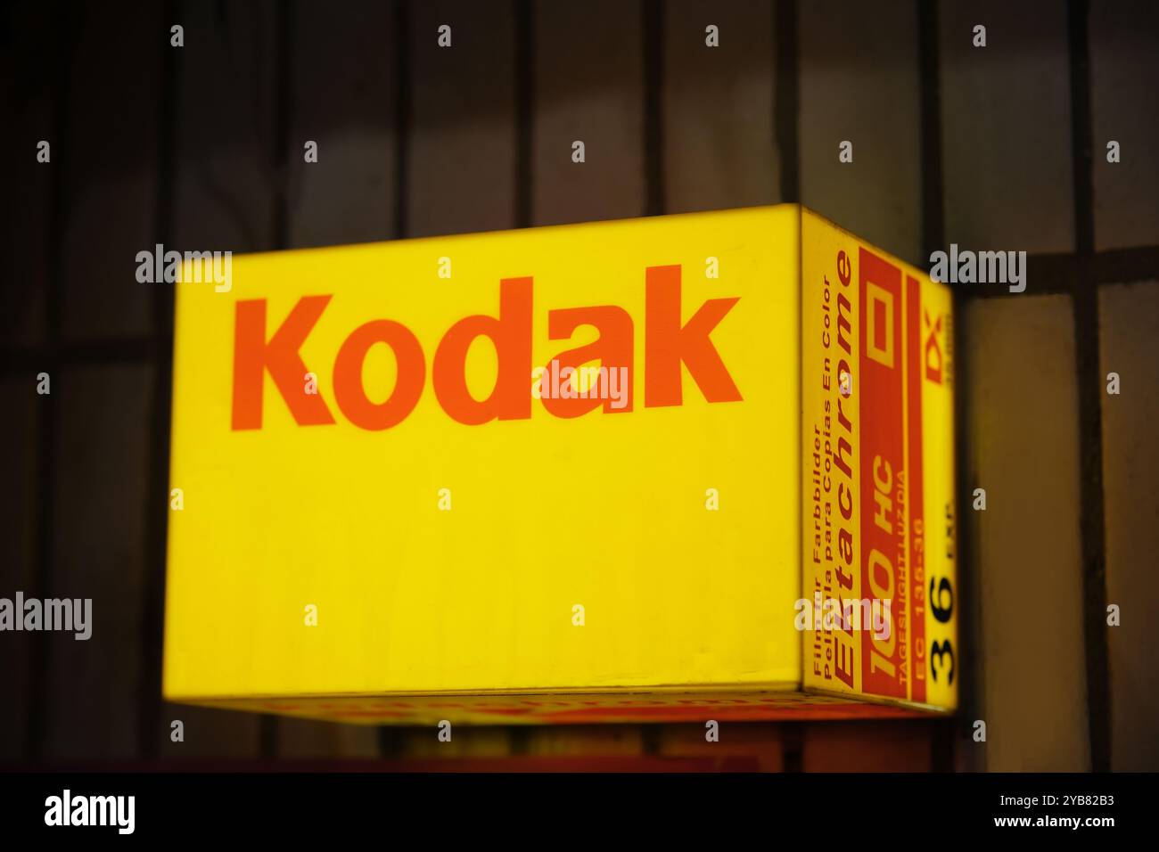 Shanghai, Chine-17 août 2024 : logo de la marque Kodak Banque D'Images