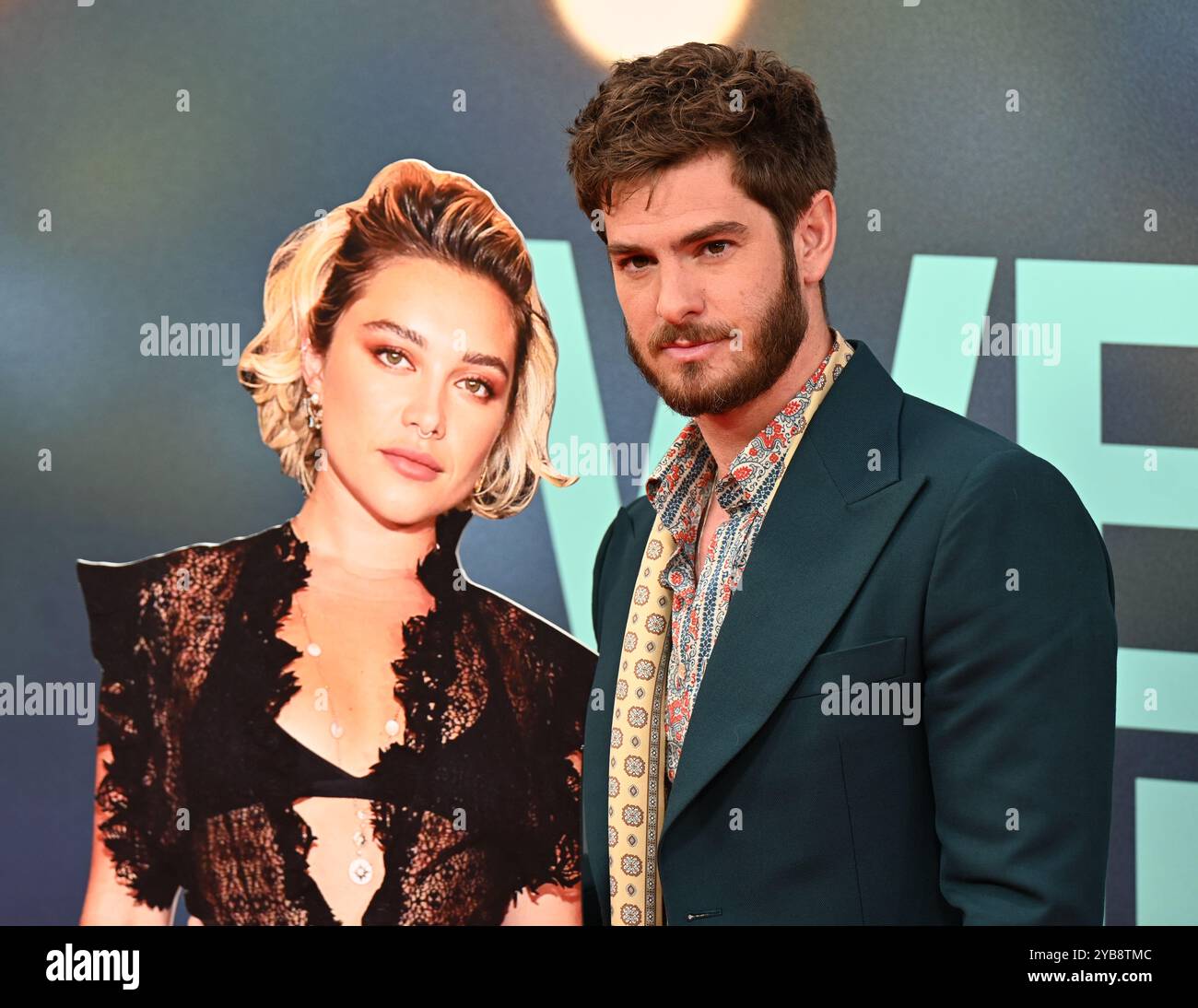 LONDRES, ROYAUME-UNI. 17 octobre 2024. Andrew Garfield participe au Gala des titres « We Live in Time » - 68e BFI London film Festival à Londres, Royaume-Uni. (Photo de 李世惠/Voir Li/Picture Capital) crédit : Voir Li/Picture Capital/Alamy Live News Banque D'Images