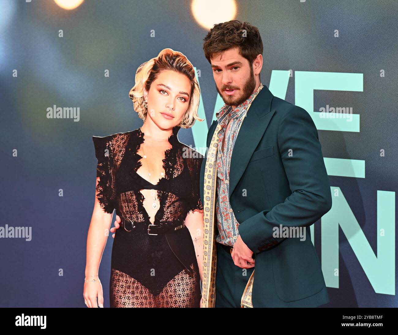 LONDRES, ROYAUME-UNI. 17 octobre 2024. Andrew Garfield participe au Gala des titres « We Live in Time » - 68e BFI London film Festival à Londres, Royaume-Uni. (Photo de 李世惠/Voir Li/Picture Capital) crédit : Voir Li/Picture Capital/Alamy Live News Banque D'Images