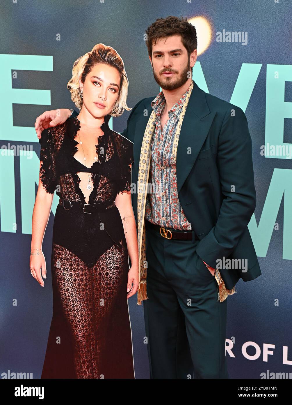 LONDRES, ROYAUME-UNI. 17 octobre 2024. Andrew Garfield participe au Gala des titres « We Live in Time » - 68e BFI London film Festival à Londres, Royaume-Uni. (Photo de 李世惠/Voir Li/Picture Capital) crédit : Voir Li/Picture Capital/Alamy Live News Banque D'Images