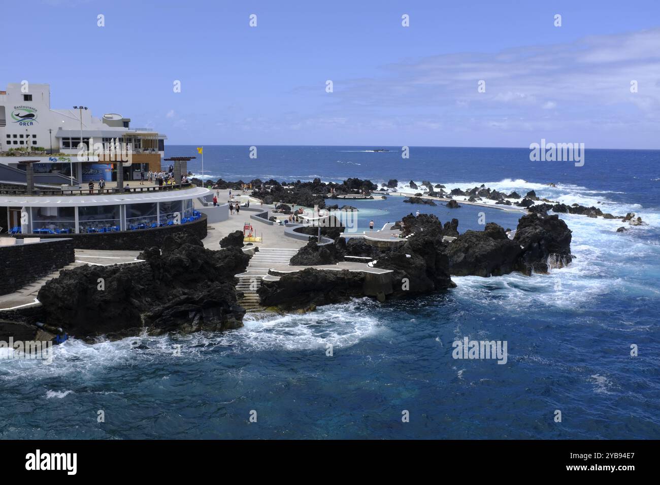 Porto Moniz à Madère, Portugal Banque D'Images