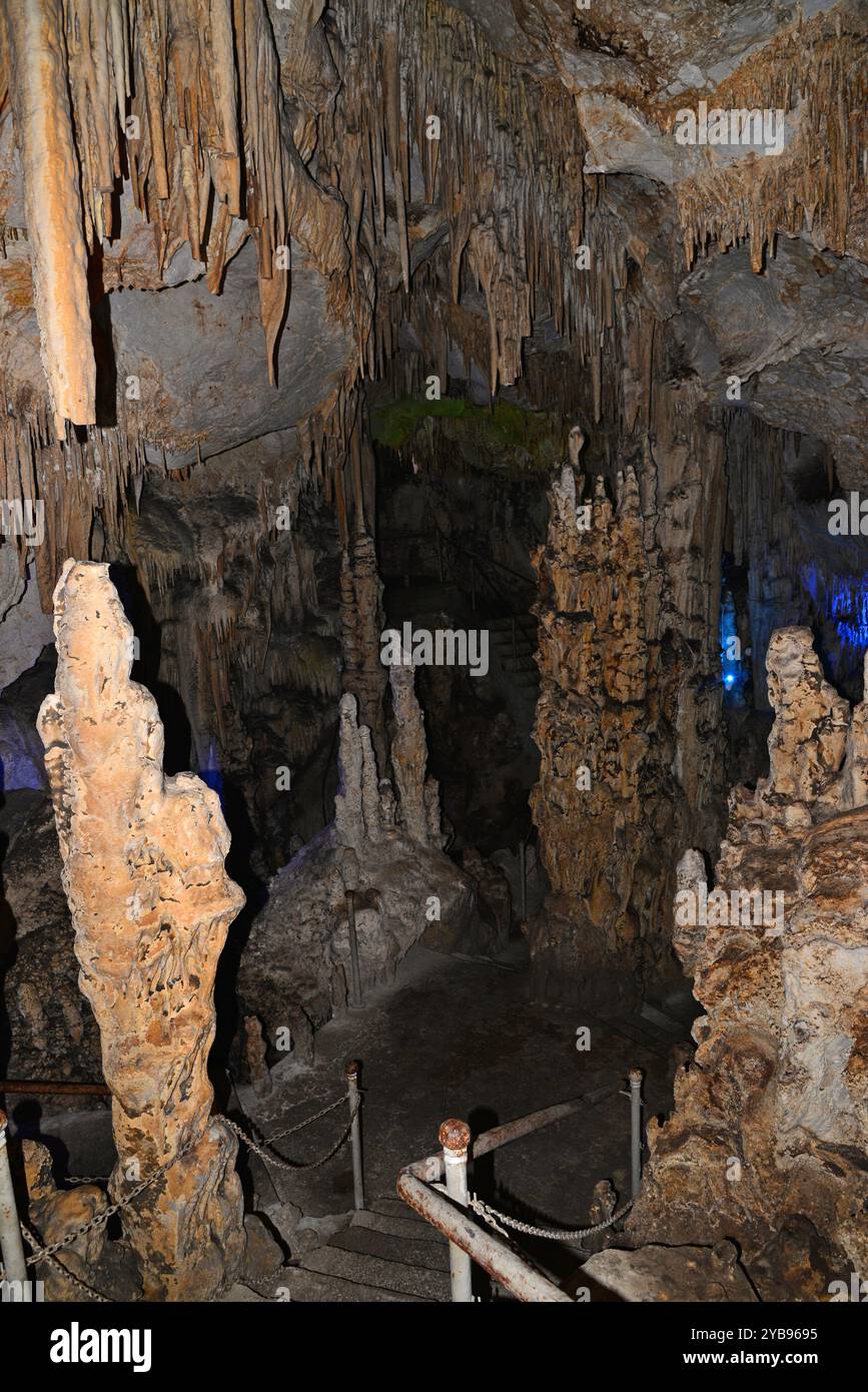 Grotte de Keloglan à Denizli, Turquie Banque D'Images