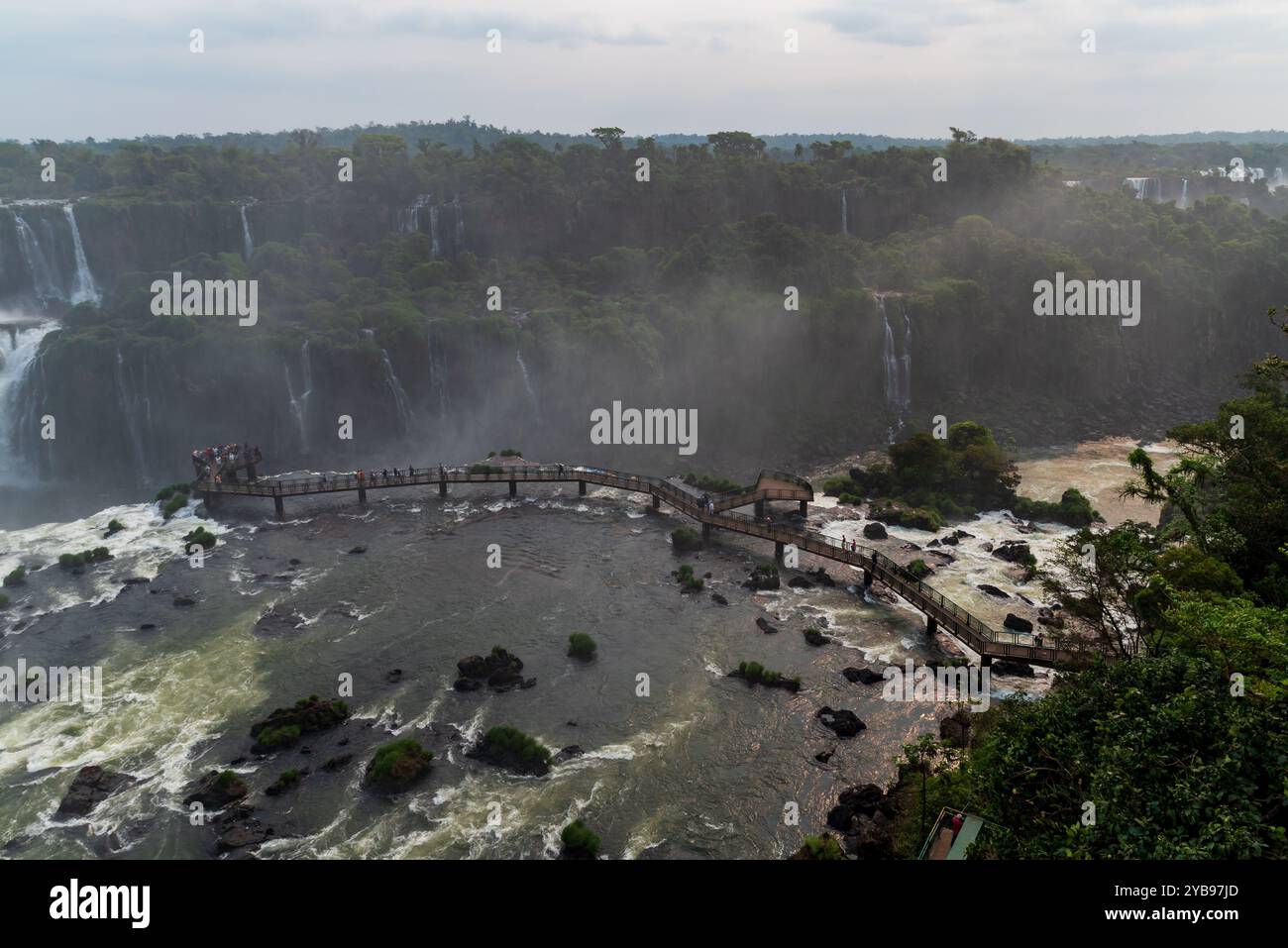 Photo des chutes d'Iguazu au Brésil. Photo de haute qualité Banque D'Images