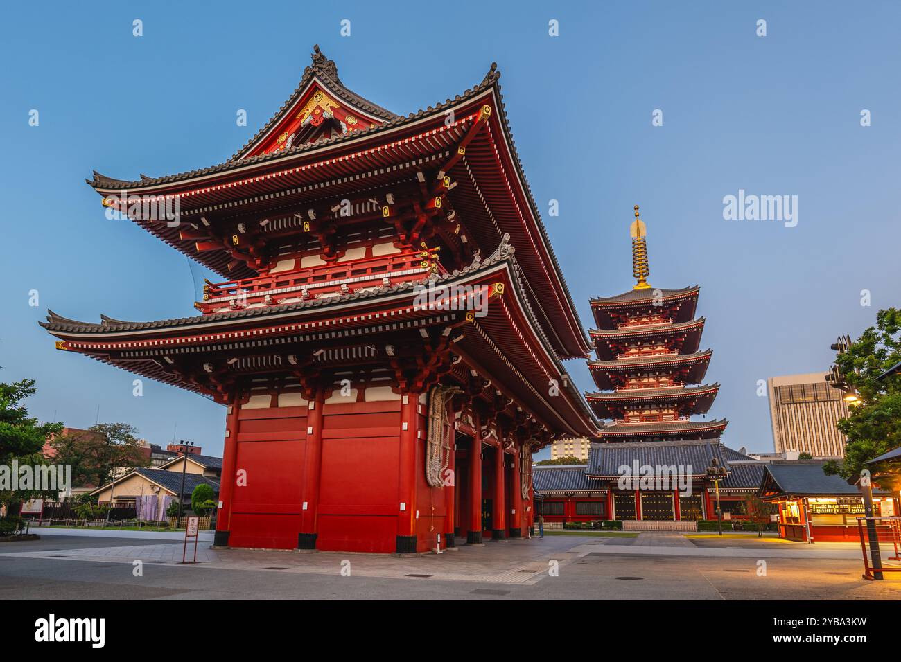 Sensoji, alias Asakusa Kannon, un temple bouddhiste situé à Asakusa, Tokyo, Japon Banque D'Images