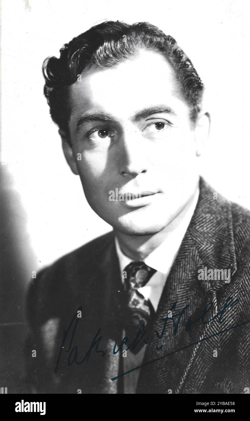 Patrick Holt acteur anglais dans les années 1950 Banque D'Images