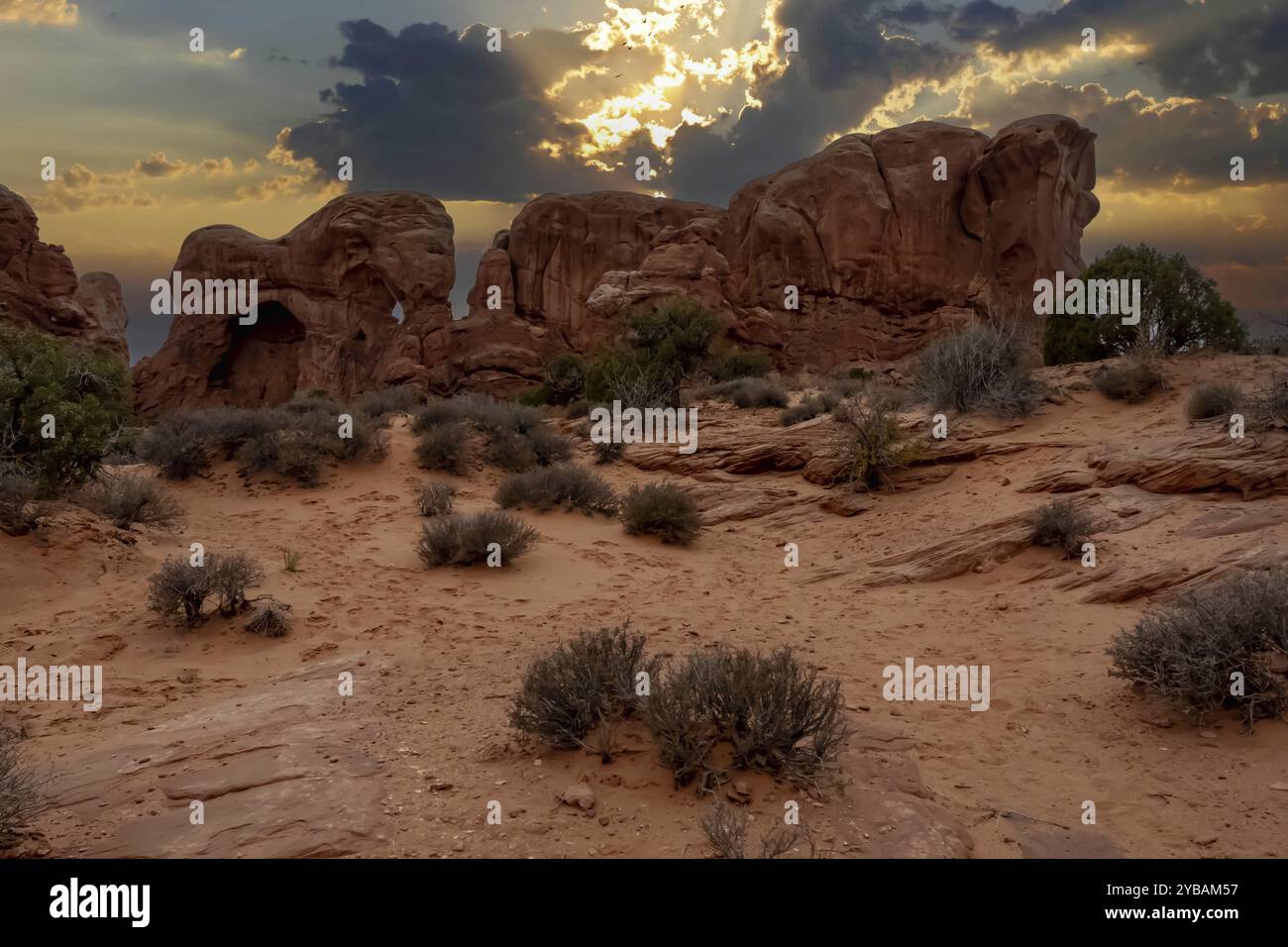 Les formations rocheuses fascinantes de l'Utah capturent les merveilles géologiques à couper le souffle Banque D'Images