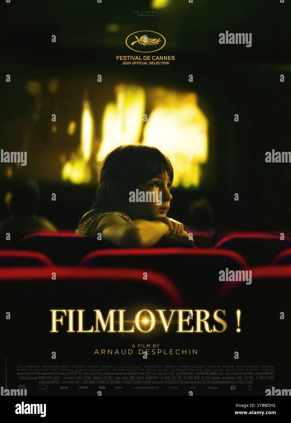 FILMLOVERS ! (2024) -titre original : SPECTATEURS!-, réalisé par ARNAUD DESPLECHIN. Crédit : CG Cinéma / Arte France Cinéma / album Banque D'Images