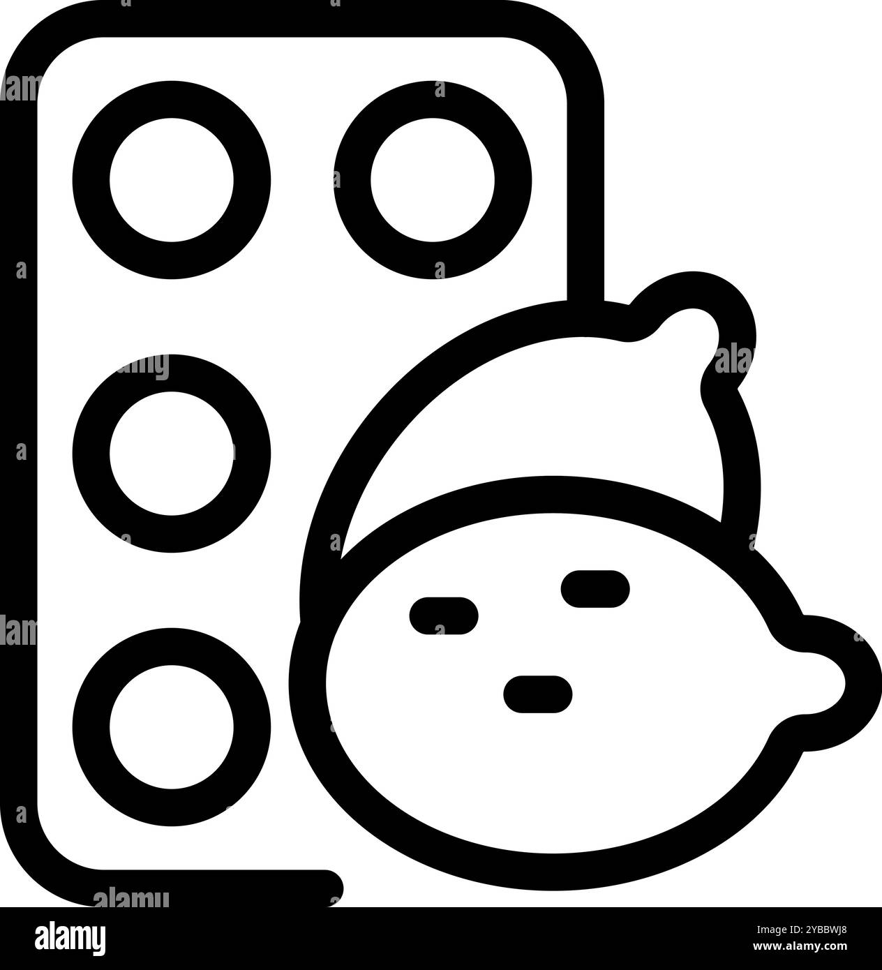 Illustration d'art au trait d'un supplément de citron, soulignant le lien entre les citrons et leur riche teneur en vitamine c pour des avantages pour la santé Illustration de Vecteur