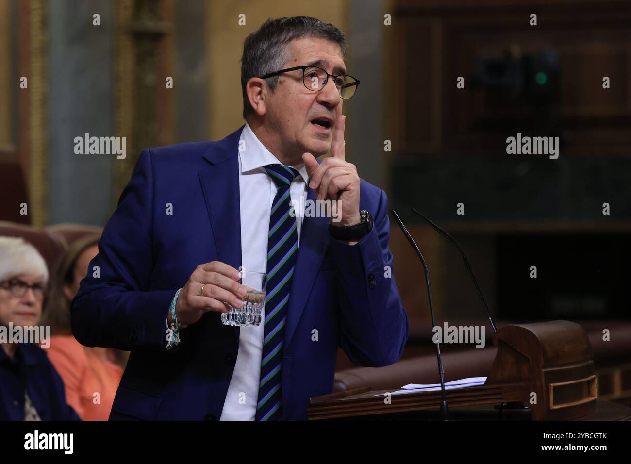 Madrid, 09/10/2024. Congrès des députés. Session plénière. Comparution du Président du Gouvernement et séance de contrôle ultérieure. Photo : Jaime García. ARCHDC. Crédit : album / Archivo ABC / Jaime García Banque D'Images