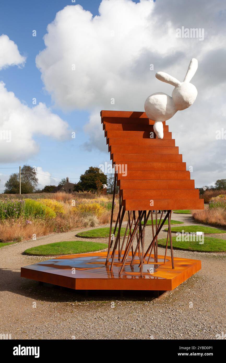 PRANK : Mimic ; 2022/23 2022 – 2023 - exposition de Phyllida Barlow non scriptée à Hauser & Wirth à Bruton Somerset, Angleterre Banque D'Images