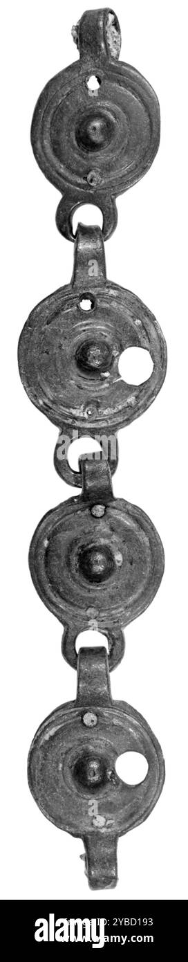 Ceinture ou chaîne avec quatre maillons circulaires, 1st Century B.C. - 1st Century A.D. Banque D'Images