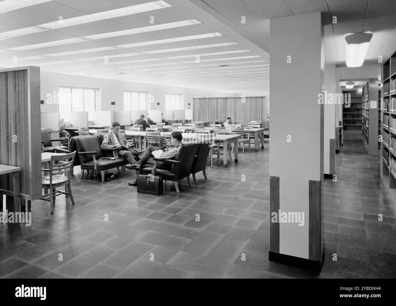 Lamont Library, Harvard University, Cambridge, Massachusetts, 1949. Banque D'Images