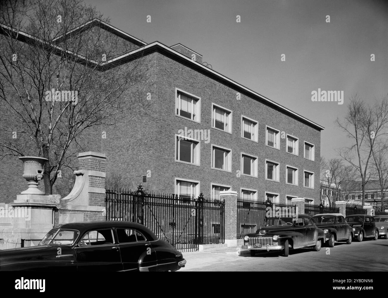 Lamont Library, Harvard University, Cambridge, Massachusetts, 1949. Banque D'Images