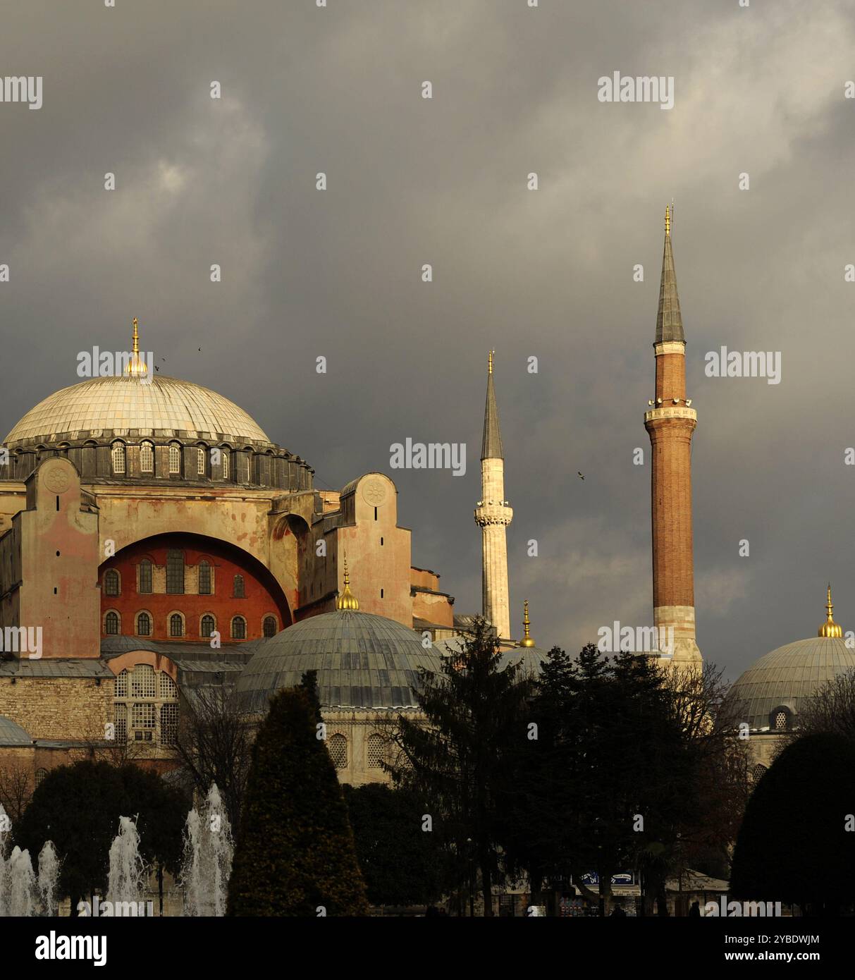 Hagia Sophia, Istanbul, Turquie, vue extérieure, 2013. Banque D'Images