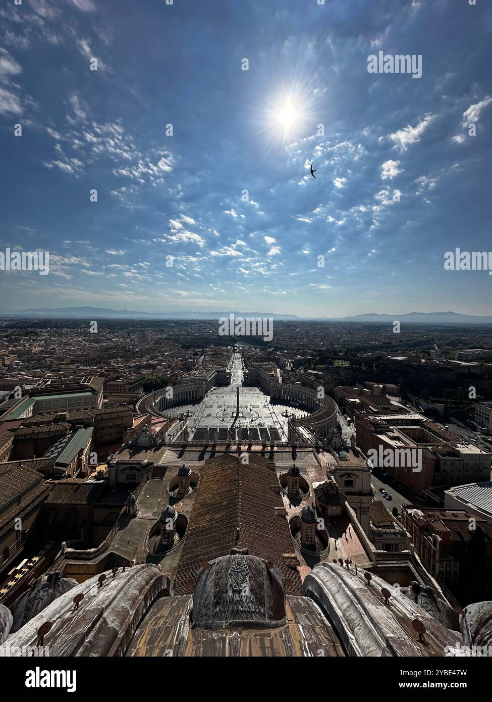 Rome par dessus - Image de stock capturée avec un smartphone