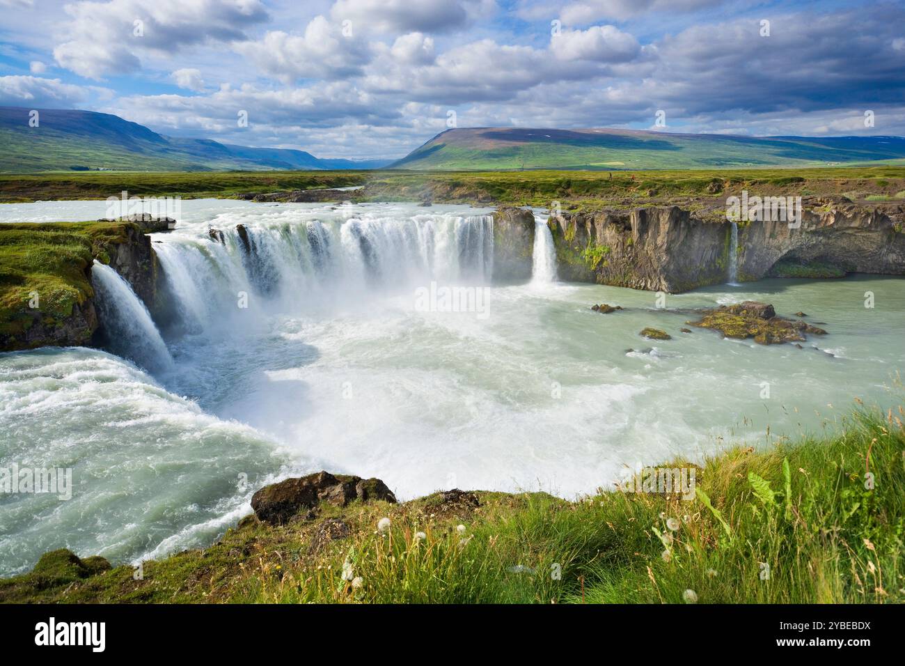 Cascade de Goðafoss dans le nord de l'Islande Banque D'Images
