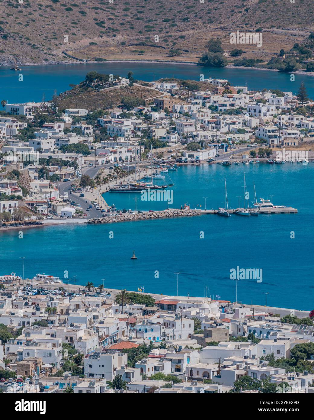 île de patmos Banque D'Images