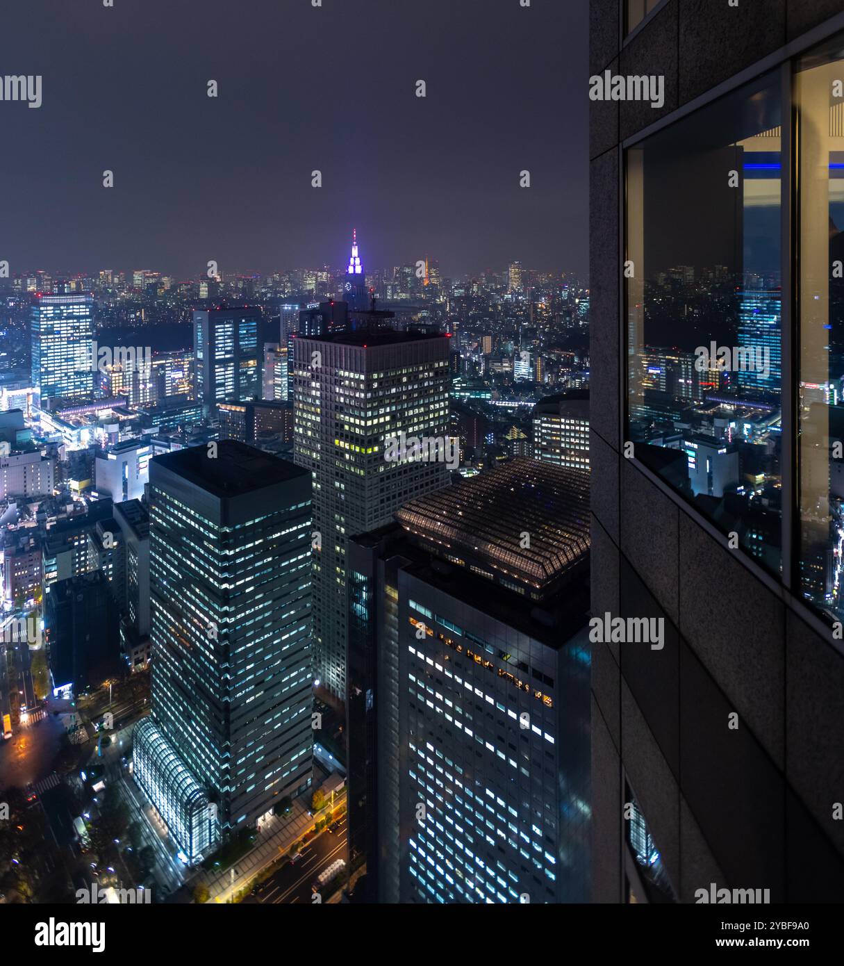 Vue de la nuit de Tokyo, Japon Banque D'Images