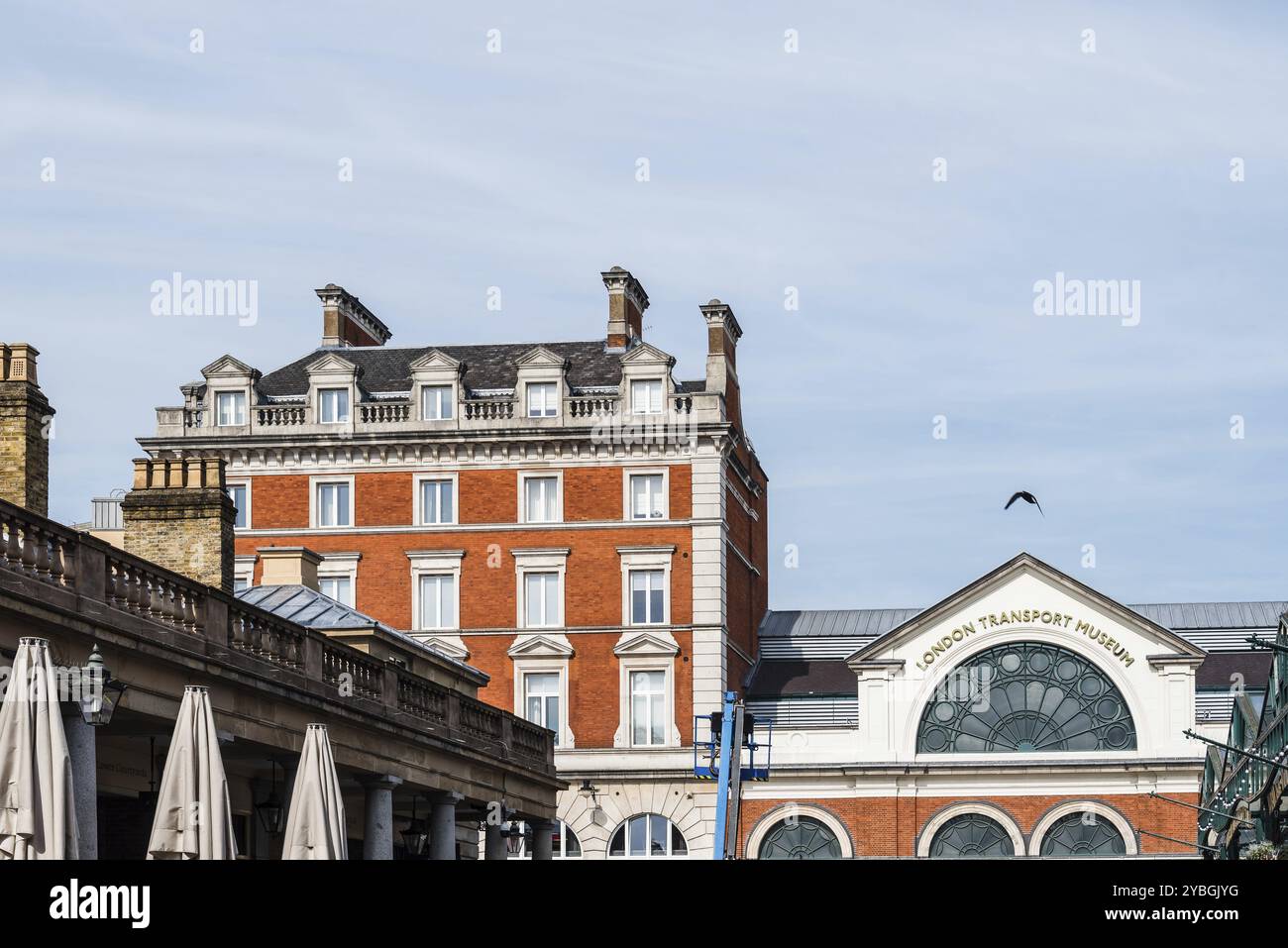 Londres, Royaume-Uni, 15 mai 2019 : vue du London transport Museum à Covent Garden Banque D'Images