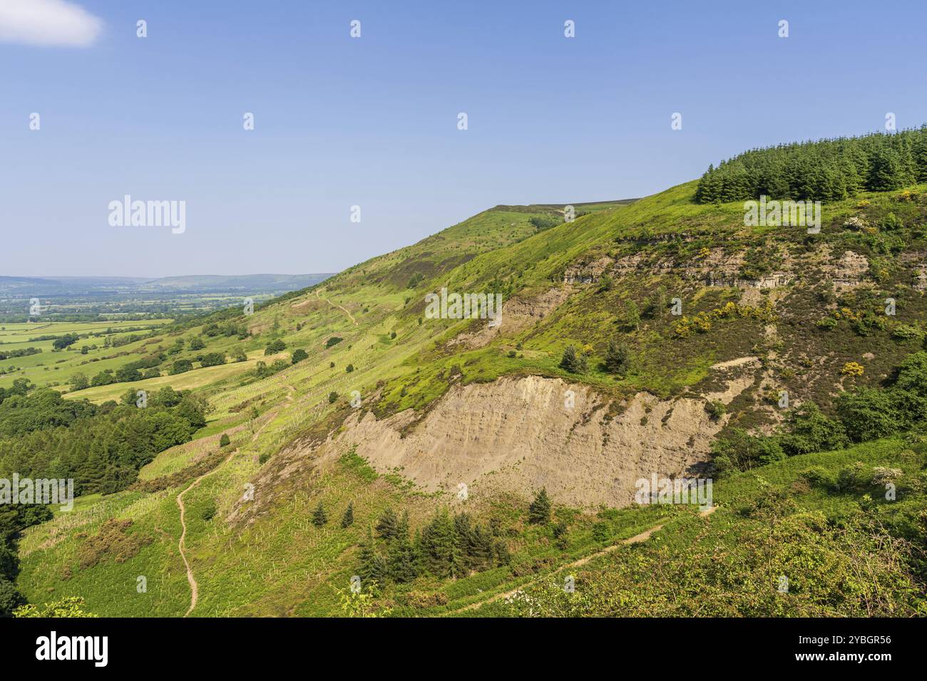 Paysage près de Carlton-in-Cleveland, North Yorkshire, Angleterre, Royaume-Uni Banque D'Images