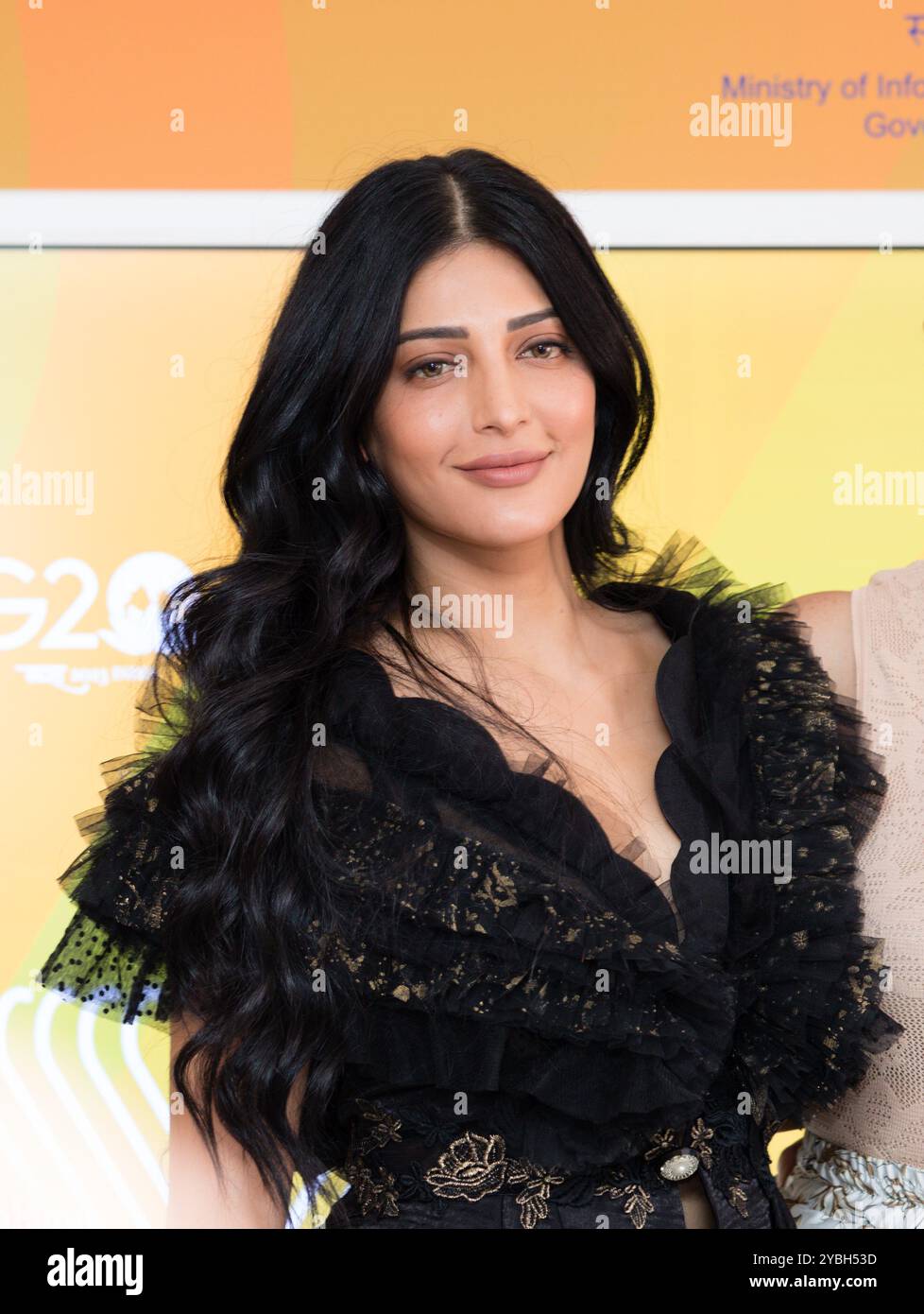 Shruti Haasan a fait la promotion de son film d'horreur international The Eye pendant le Festival de Cannes. Banque D'Images