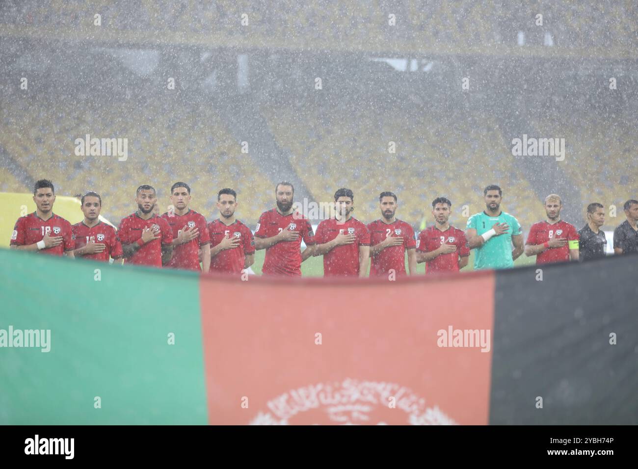 Airmarine Cup 2019, Malaisie vs Afghanistan, stade national Bukit Jalil, Kuala Lumpur, Malaisie, 23 mars 2019. Banque D'Images