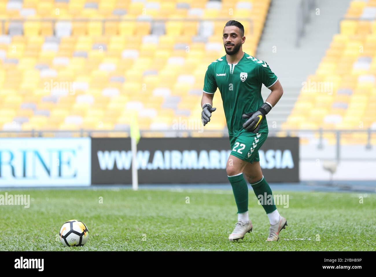 Airmarine Cup 2019, Oman vs Afghanistan, stade national Bukit Jalil, Kuala Lumpur, Malaisie, 20 mars 2019. Banque D'Images