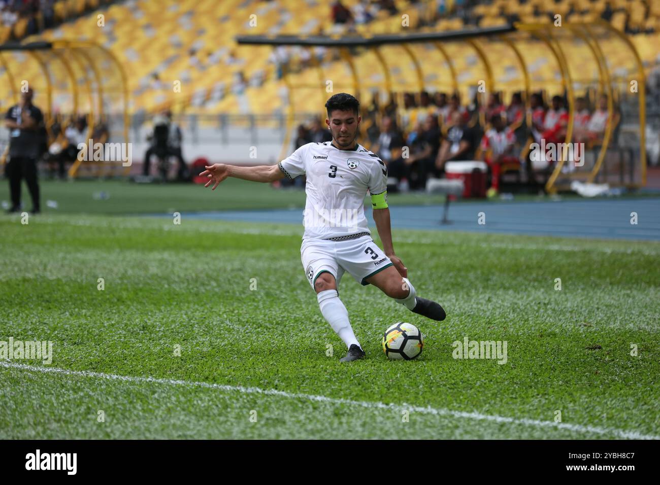 Airmarine Cup 2019, Oman vs Afghanistan, stade national Bukit Jalil, Kuala Lumpur, Malaisie, 20 mars 2019. Banque D'Images