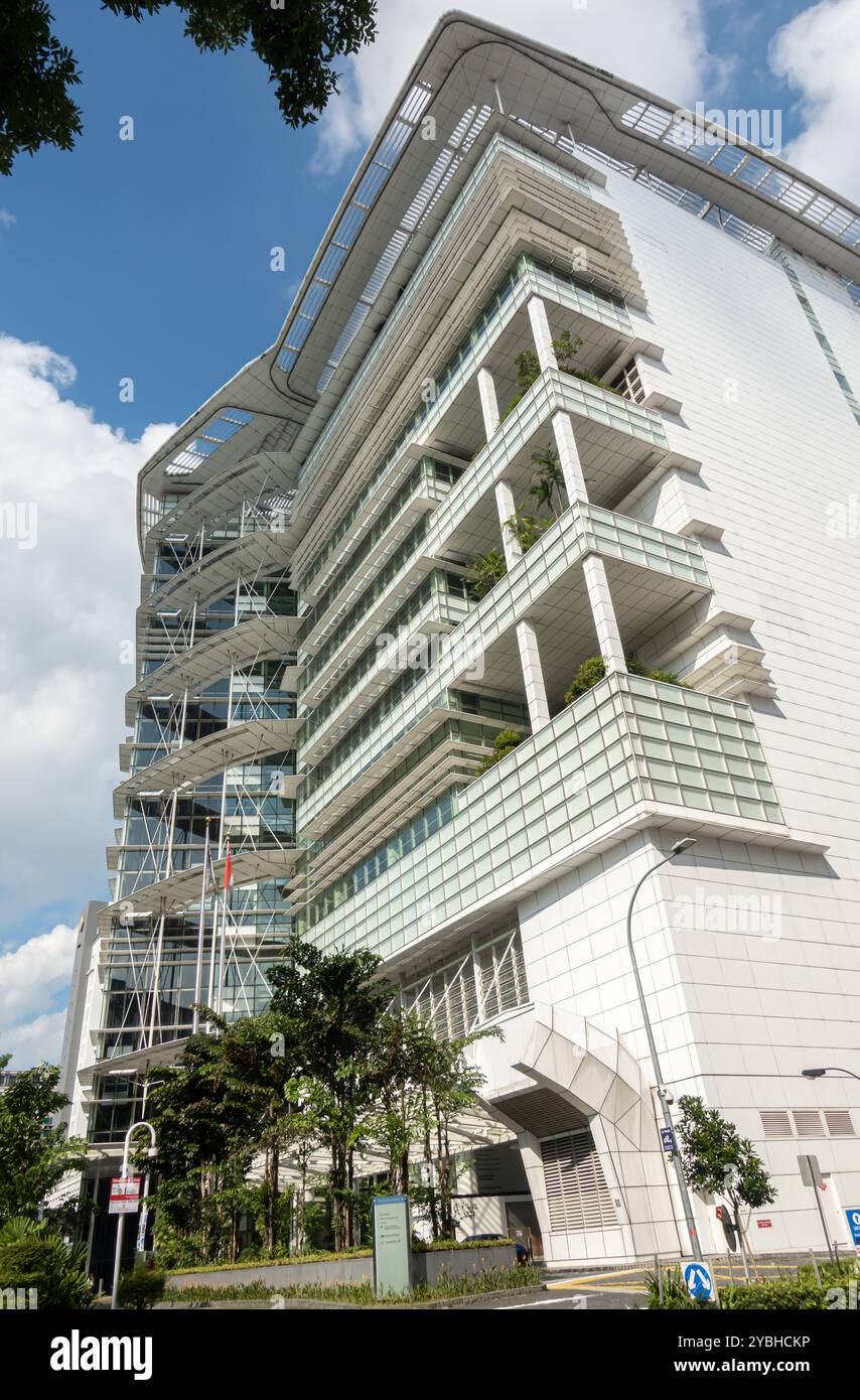 Bibliothèque nationale / Lee Kong Chian Reference Library Singapour Banque D'Images