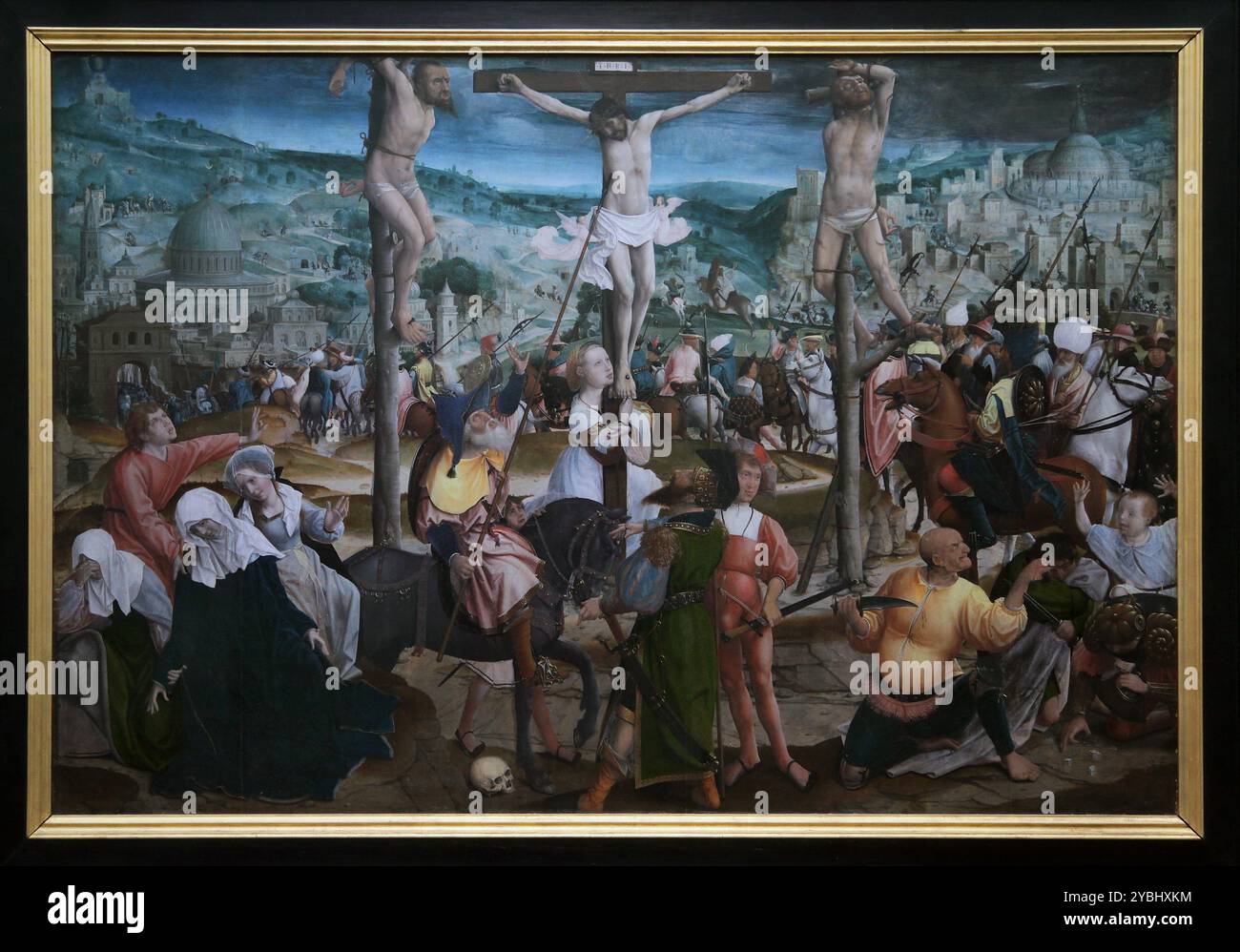 Crucifixion (1501/1505) de Jan Provoost (1462-1529) Bruges Belgique Banque D'Images