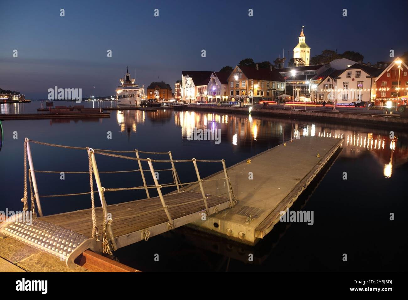 Port de Stavanger, Norvège. Banque D'Images