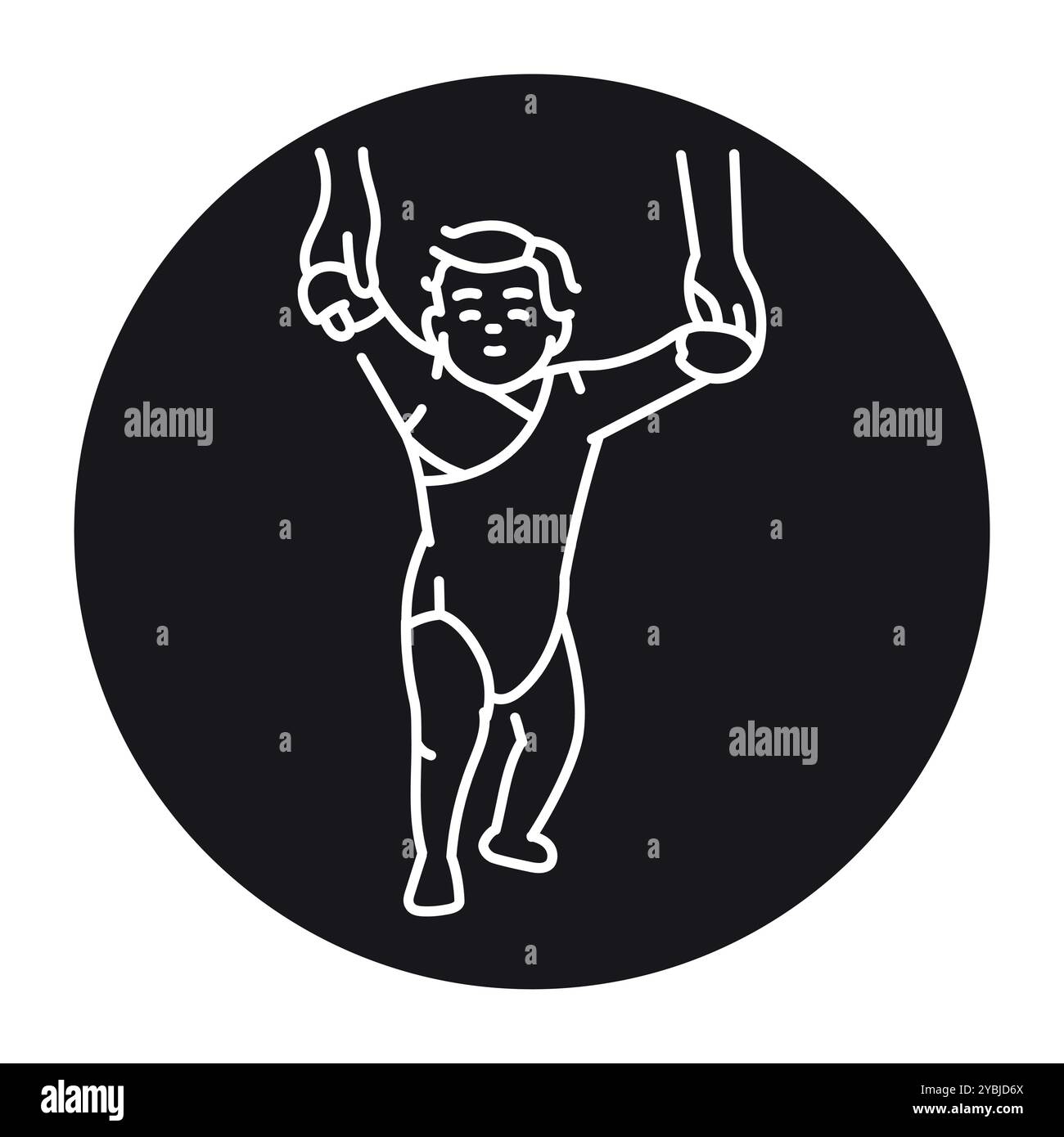 L'enfant apprend à marcher l'icône de ligne. Elément isolé par vecteur. Contour modifiable. Illustration de Vecteur