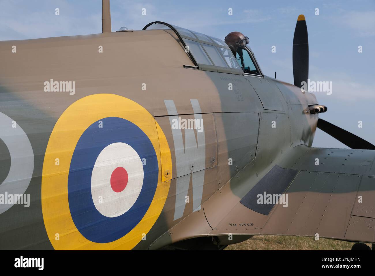 Le Hawker Hurricane est un avion de chasse monoplace britannique des années 1930-40, conçu et principalement construit par Hawker Aircraft Ltd Banque D'Images