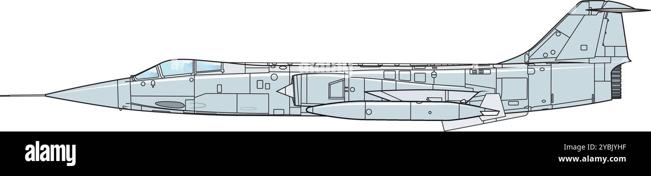 Starfighter Illustration de Vecteur