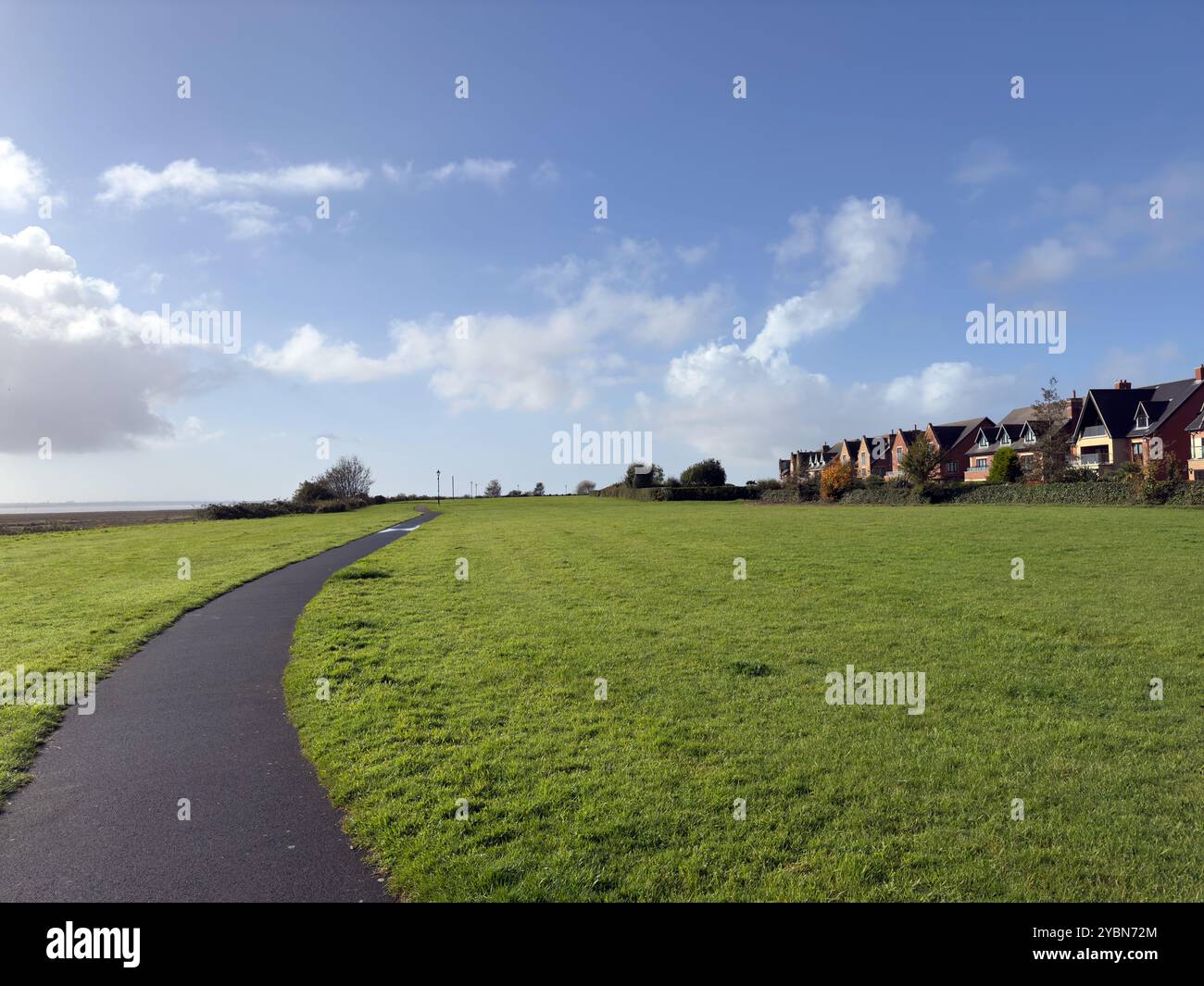 Lytham Quays and Rible estuary, Lytham St Annes, Fylde dans le Lancashire, Angleterre, Royaume-Uni Banque D'Images