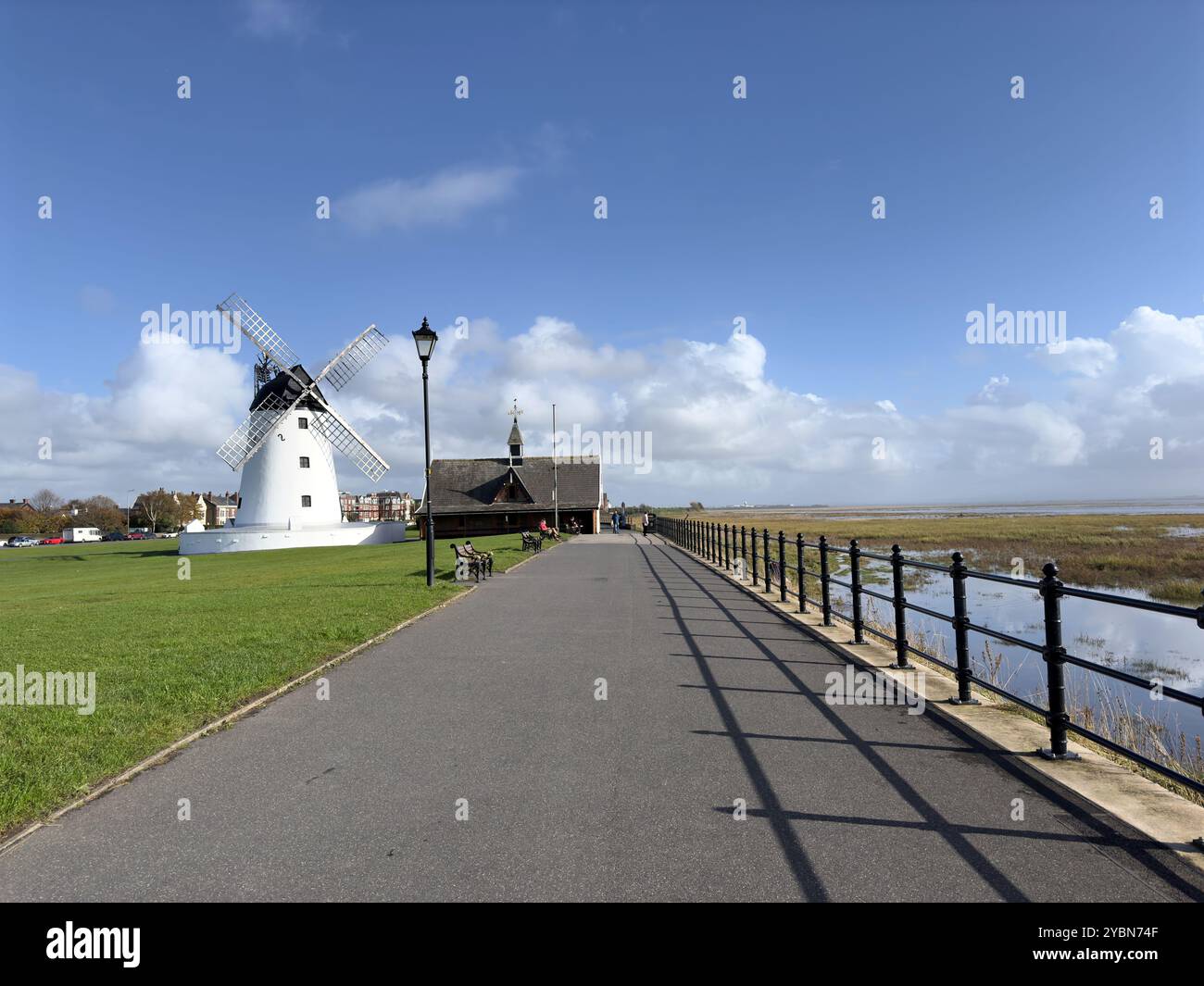 Lytham Windmill, Lytham St Annes, Fylde dans le Lancashire, Angleterre, Royaume-Uni Banque D'Images