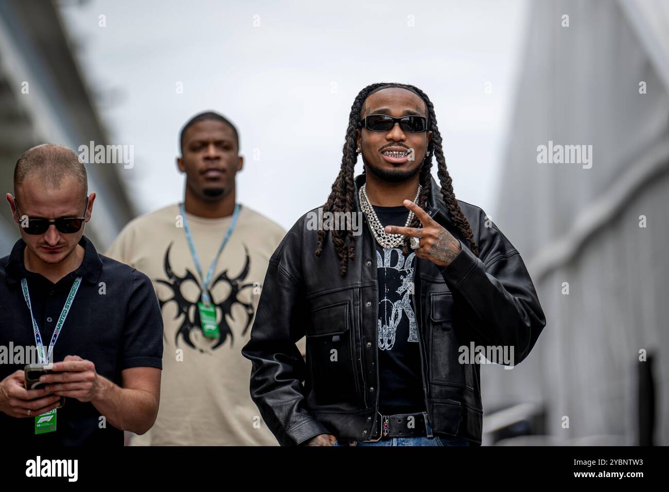 Austin, Texas, États-Unis, 17 octobre 2024, Grand Prix des États-Unis, du circuit of the Americas concourt pour les États-Unis. Le Grand Prix des États-Unis 2024 The Build Up, qui a lieu à Austin, Texas, États-Unis. Crédit : Michael Potts/Alamy Live News Banque D'Images
