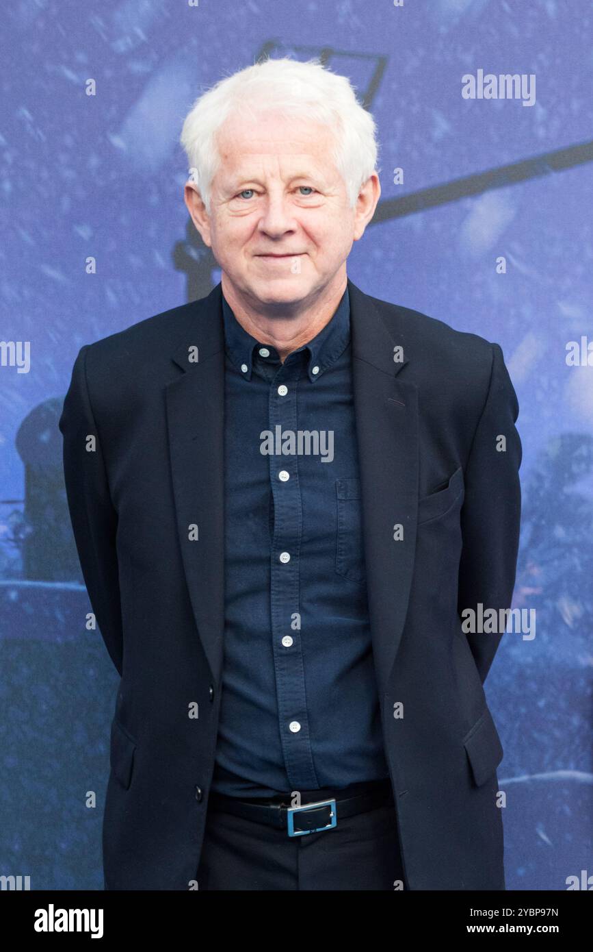 Londres, 19 octobre 2024, Richard Curtis sur le tapis rouge pour ce Noël au BFI London film Festival. Crédit : Alamy Live News/Lou Morris Banque D'Images