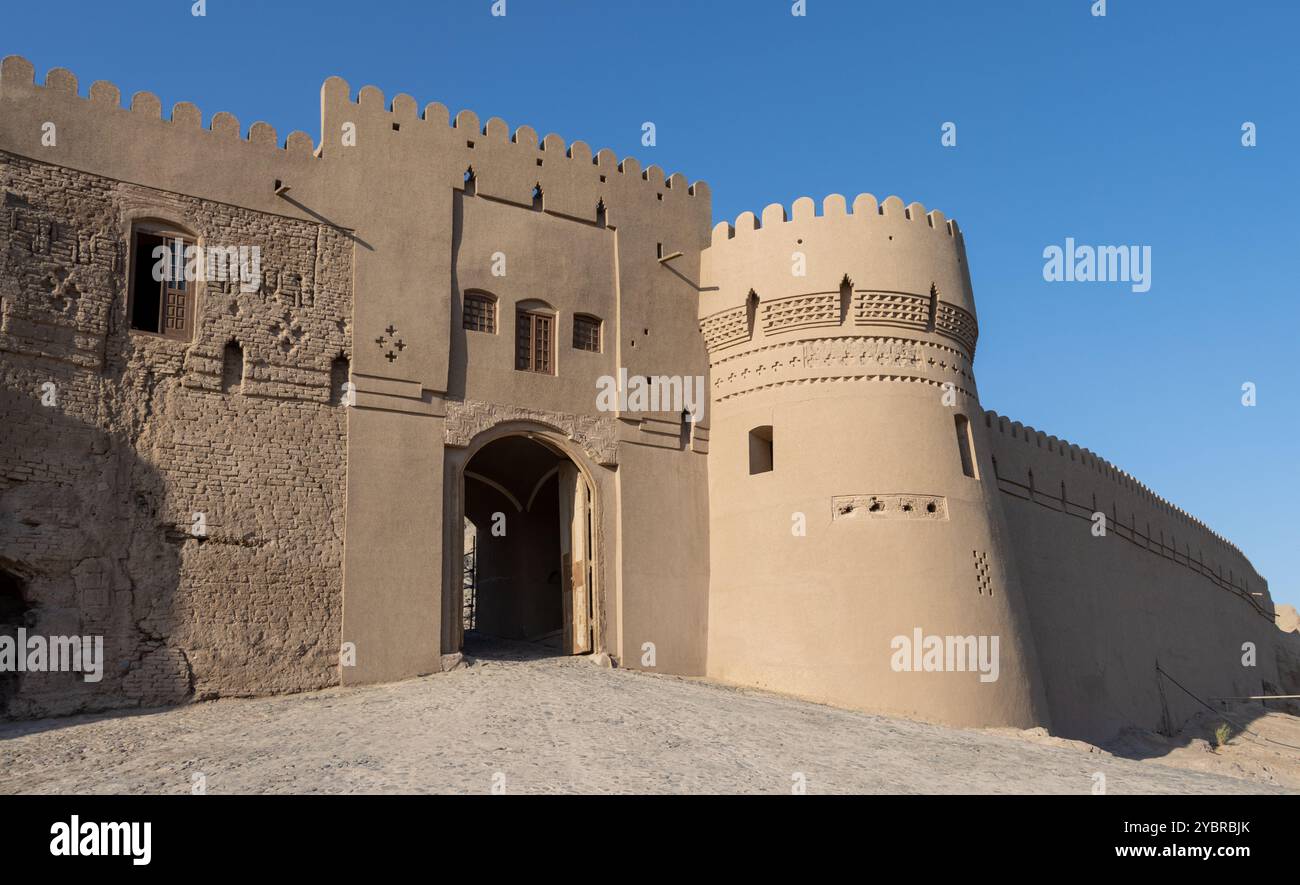 BAM Iran 21 septembre 2024 : la Citadelle de Bam, située dans la ville de Bam dans la province de Kerman, en Iran, est le plus grand bâtiment en adobe au monde et est classée UNESCO Banque D'Images
