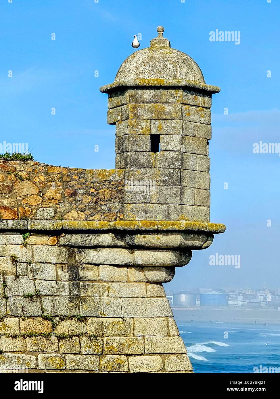 Fort de Sao Francisco Xavier à Porto, Portugal Banque D'Images