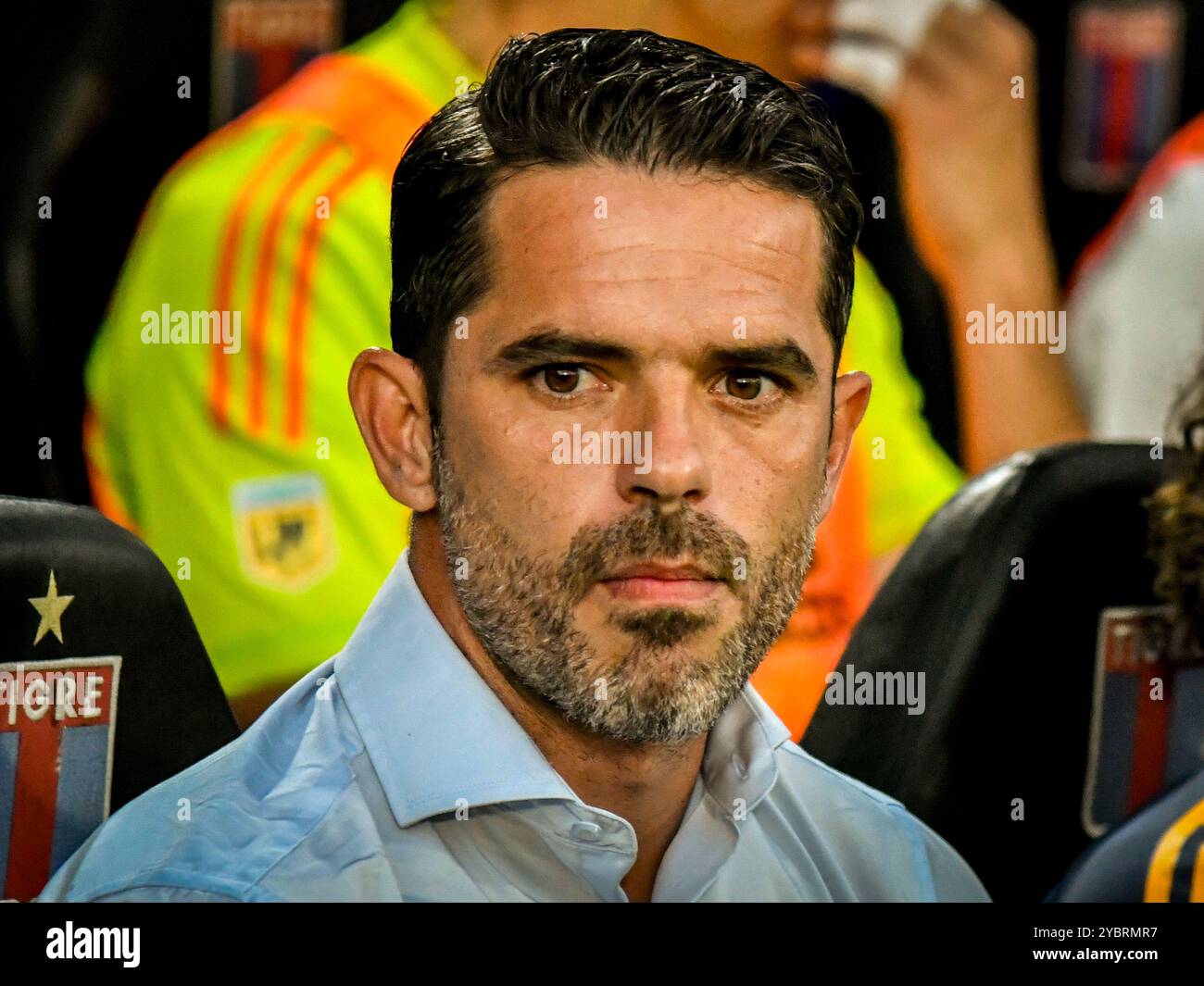 Buenos Aires, Argentine. 19 octobre 2024, Fernando Gago DT de Club Atlético Boca Juniors. Victoria, Buenos Aires, Argentine. Crédit : Facundo Morales/Alamy Live News Banque D'Images