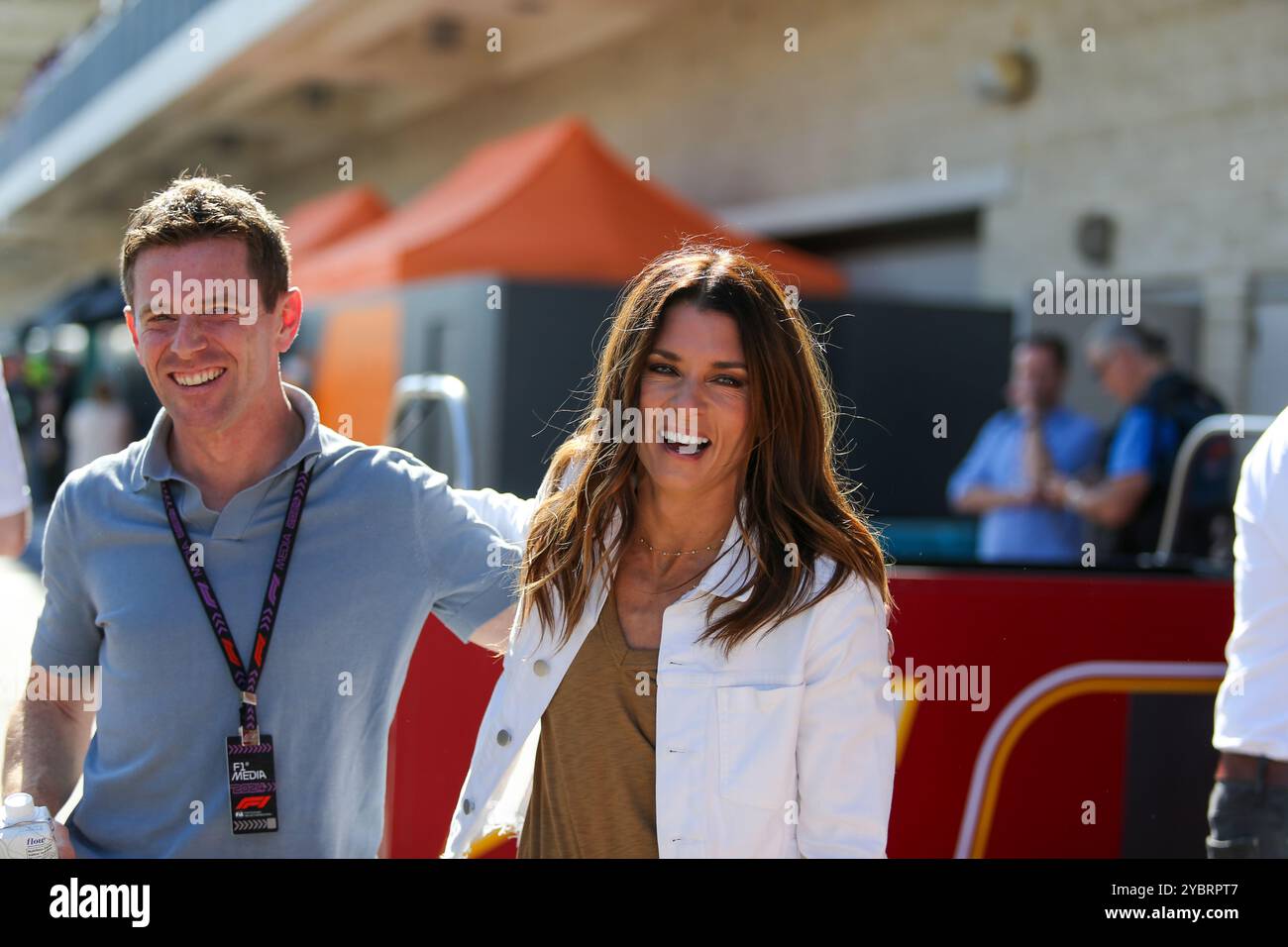 Austin, Texas, États-Unis. 19 octobre 2024. Danika Patrick (États-Unis) ancienne pilote Indy et présentatrice de télévision lors de la course de sprint de formule 1 Pirelli United States Grand Prix 2024, prévue au circuit of Americas à Austin, TX (États-Unis) 18-20 septembre 2024 (crédit image : © Alessio de Marco/ZUMA Press Wire) USAGE ÉDITORIAL SEULEMENT! Non destiné à UN USAGE commercial ! Crédit : ZUMA Press, Inc/Alamy Live News crédit : ZUMA Press, Inc/Alamy Live News Banque D'Images