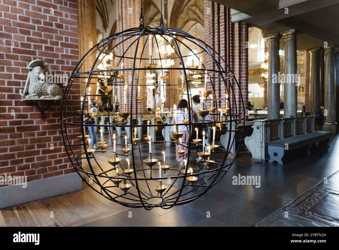 Stockholm, Suède, 8 août 2019 : vue intérieure de l'église de Storkyrkan, la plus ancienne église de Gamla stan, en Europe Banque D'Images