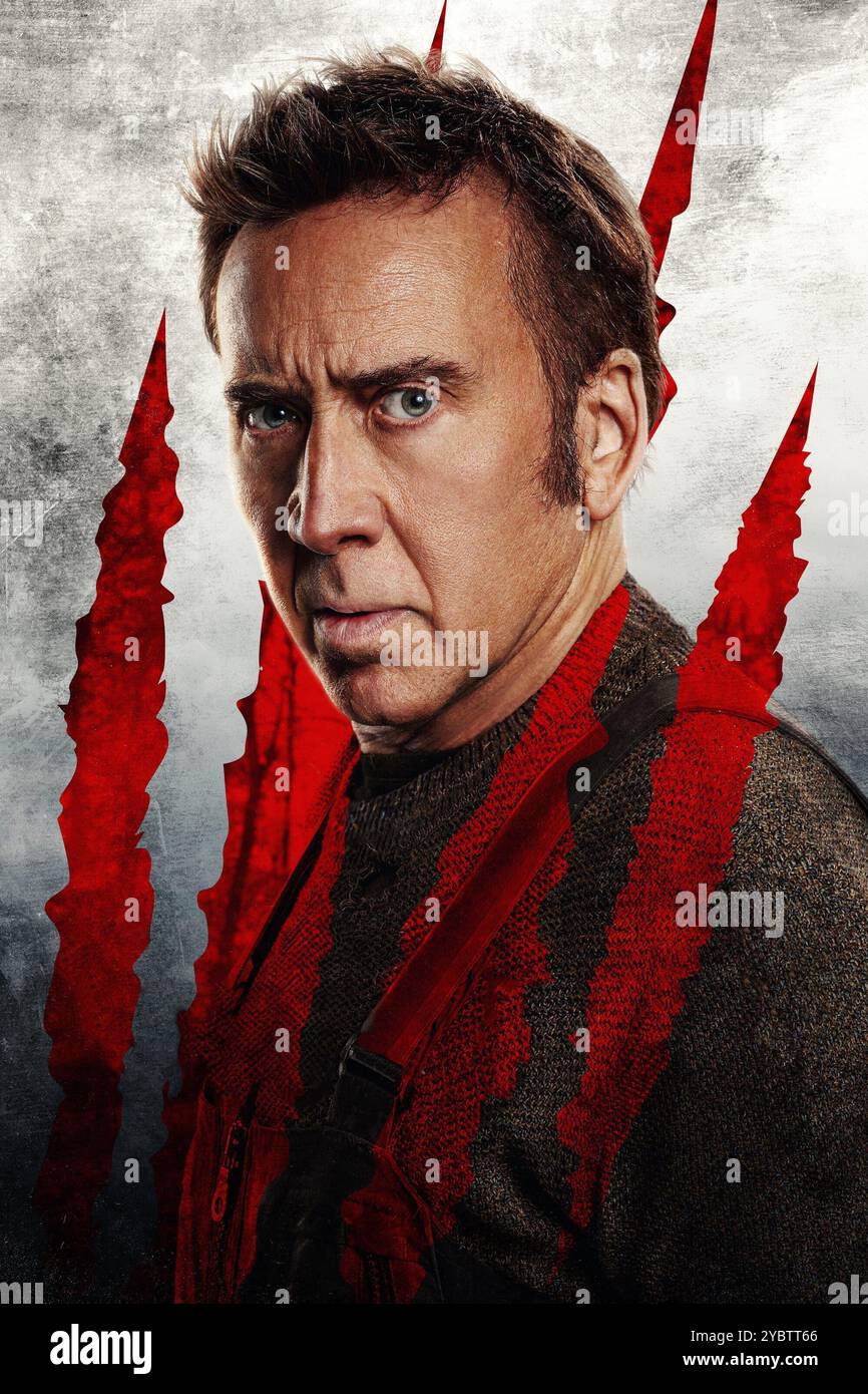 NICOLAS CAGE in ARCADIAN (2024), réalisé par BENJAMIN BREWER. Credit : Aperture Media Partners Buffalo 8 Productions (post-production) Highland film Group (HFG) Redline Entertainment (II) Saturn films / album Banque D'Images