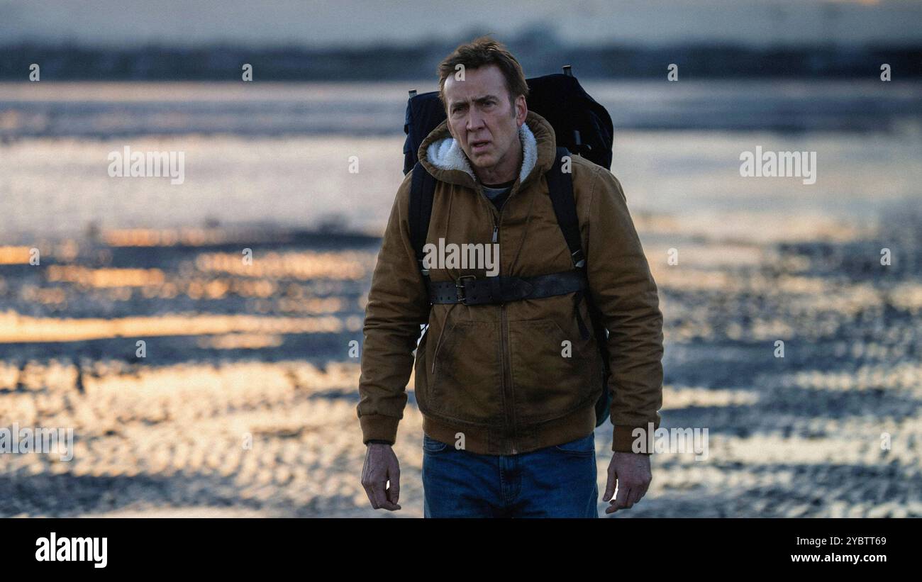 NICOLAS CAGE in ARCADIAN (2024), réalisé par BENJAMIN BREWER. Credit : Aperture Media Partners Buffalo 8 Productions (post-production) Highland film Group (HFG) Redline Entertainment (II) Saturn films / album Banque D'Images