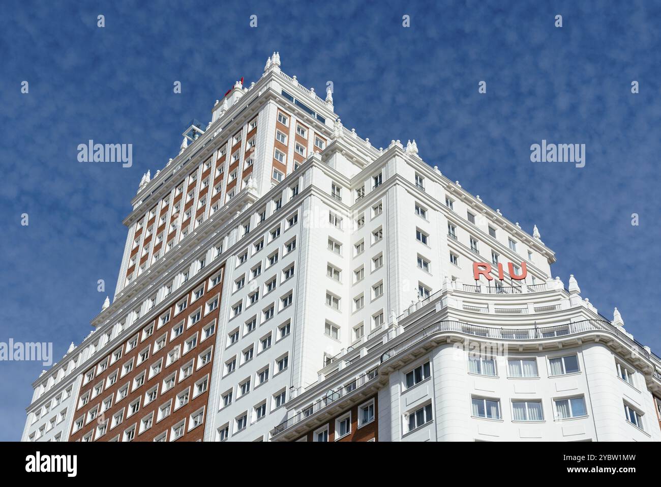 Madrid, Espagne, 5 février 2022 : Hôtel Riu Plaza Espana, Europe Banque D'Images