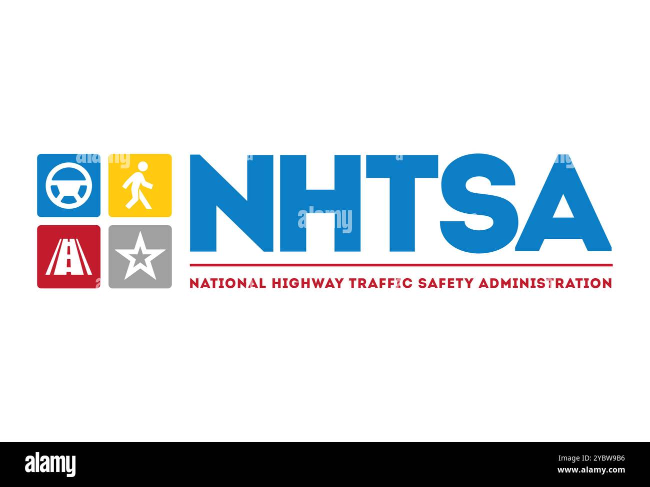 Logo de la National Highway Traffic Safety Administration Banque D'Images