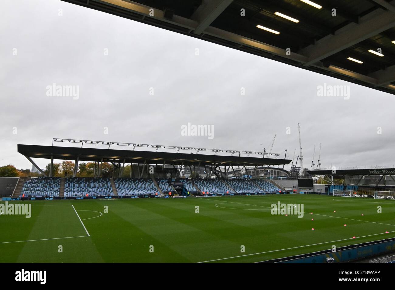 Vue générale du stade joie avant le match de Super League féminine des Barclays Manchester City Women vs Aston Villa Women au stade joie, Manchester, Royaume-Uni, 20 octobre 2024 (photo de Cody Froggatt/News images) Banque D'Images